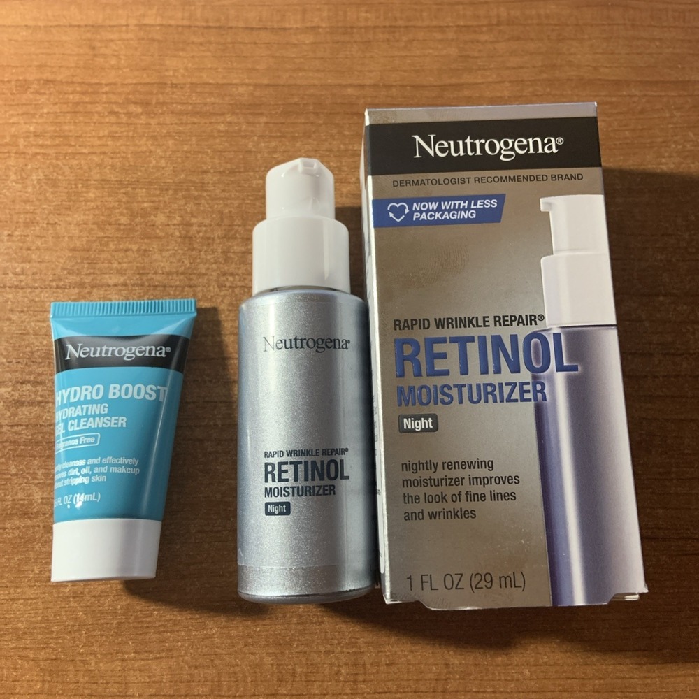 Neutrogena Rapid Wrinkle Repair Retinol Face Moisturizer Night Cream, Anti-Aging